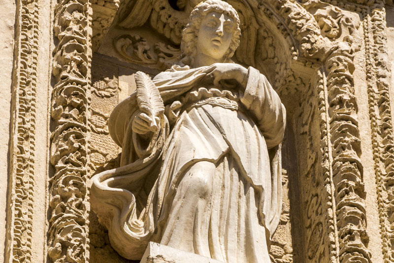 Gallipoli: the Cathedral of St. Agatha Virgin and Martyr of Catania