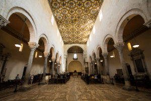 Soffitto moresco a cassettoni nella cattedrale di Otranto