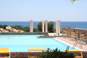 Marina di Pescoluse: scorcio dell'hotel Picchio