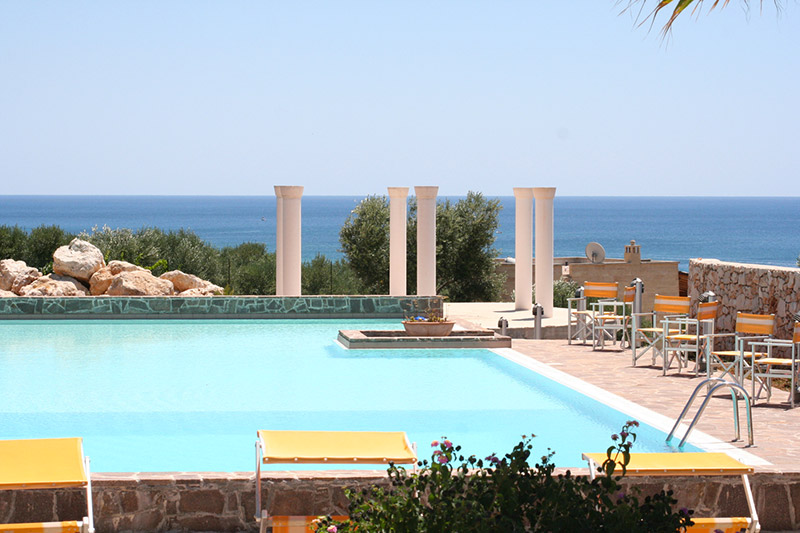 Marina di Pescoluse: scorcio dell'hotel Picchio