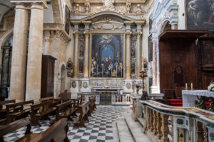 Gallipoli martirio di S. Agata nel transetto di sinistra della cattedrale