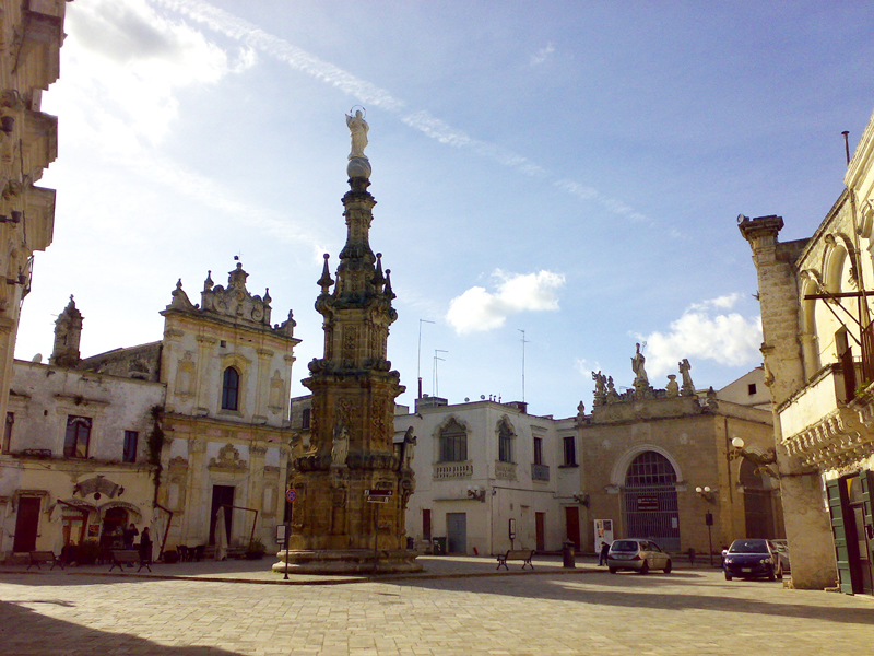 Città di Nardò e la splendida piazza Salandra