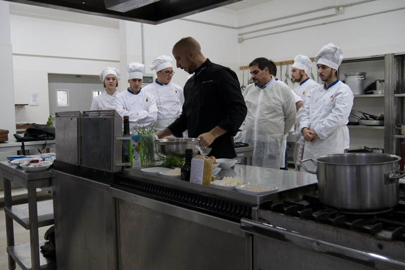 Cottura confit del Merluzzo