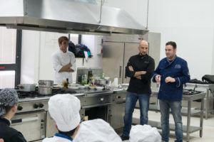 Ivan Tronci assieme al suo professore