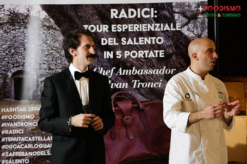 Gianfranco Ruggeri e lo chef Ivan Tronci