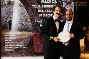 Saverio Alemanno ritira il premio