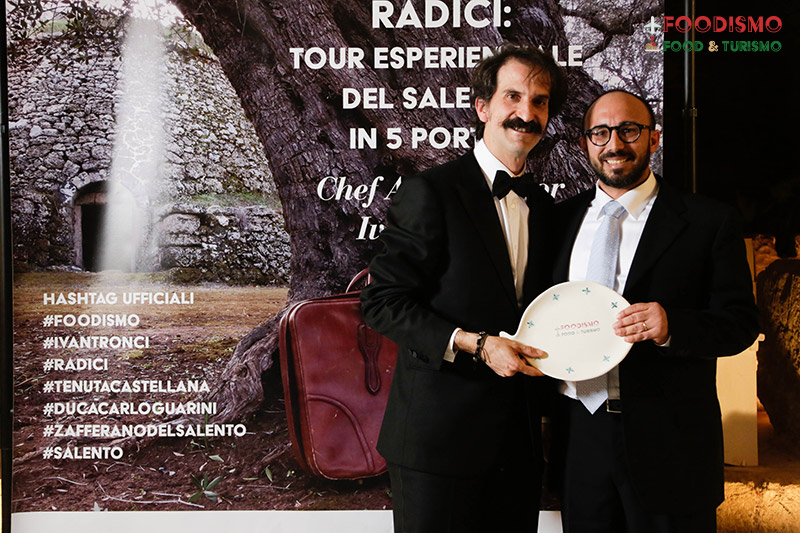 Saverio Alemanno ritira il premio