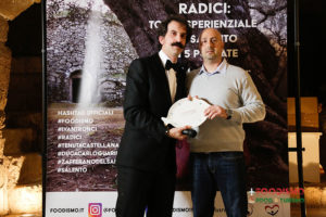 Emanuele Spedicato di "Zafferano del Salento" ritira il premio